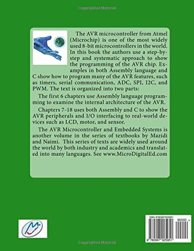 The AVR microcontroller and Embedded systems: Using Assembly and C