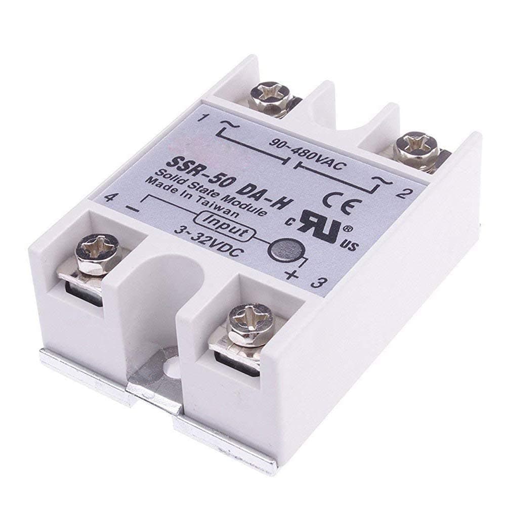 Single Phase Solid State Relay SSR-50DA-H 50A SSR 50DA H DC to AC Relay Solid State Resistance Regulator