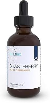 NuEthix Formulations Chasteberry Double Strength 50mg, May Help Balance Estrogen Dominance and May Help Support Menstrual Cycle, 60 Servings