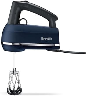 Breville Handy Mix Scraper Hand Mixer Damson Blue