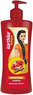 Karthika Hair Fall Shield Shampoo with Goodness of Hibiscus and Shikakai, Helps Prevent Hair Fall, Nourishes Hair, Strengthens Hair Strands (650 ml)