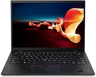 Lenovo ThinkPad X1 Carbon Gen 9 Business Laptop PC. | intel Quad-Core i7-1165G7 CPU | 16GB RAM | 512GB SSD | 14.1 inch FHD Non-Touch Display | Windows 10 Pro. | (Renewed)