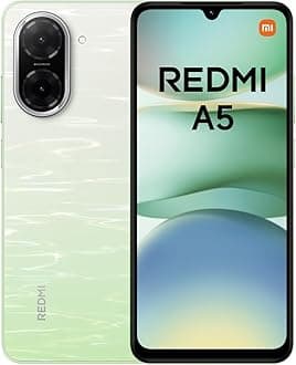 – XIAOMI Redmi A5 Smartphone – 3GB+64GB, 6.52" HD+ Display, 5000mAh Battery, Android 13 Go Edition, Dual SIM – Green