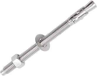 3/8"x 5" inch Stainless Steel Standard Strong Wedge Anchor, Fasteners for Concrete (4 pcs)