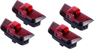 Kucehiup Car Led Door Logo Light Ground Courtesy Door Light Projector 4Pcs Compatible with C CLAS W204 C200 2008-2013,C230 C280 2008 C260 C300 2010-2014