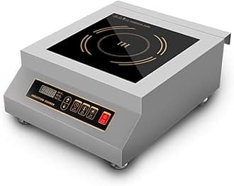 5000W Commercial Restaurant Electric Induction Cooktop Stainless Steel Frame, Induction Stove
