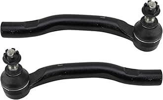 TRQ Front Outer Tie Rod Set Compatible with 2013-2018 Lexus ES300h ES350