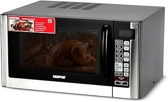 GMO1898 1000W Digital Microwave Oven with 10 Power Levels, 45 Liter Capacity, Grey"Min 1 year manufacturer warranty"