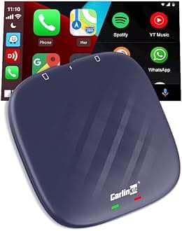 Carlinkit Tbox Plus Android 13.0 CarPlay Box for Wired CarPlay Ai Box Adapter, 8GB+128GB,8-Core,for Netflix,for YouTube,for Hulu,Online Upgrade