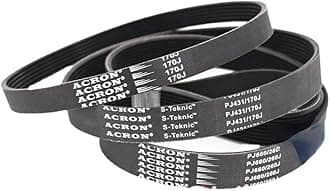 MYruN Ribbed Belt PJ 465J 470J 475J 480J 485J 490J 495J 500J 505J 510J 460J Sports Bike Treadmill Exercise Bike Spinning Belt MYruN (Size : 475J-PJ1207, Style : 1PC_9RIBS)