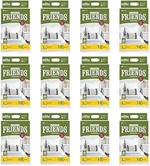 FRIENDSUltrathin Underpads - Disposable Changing Mats Soft & Super Absorbency - Size = 60 X 90 Cm - Large - 120 Mats