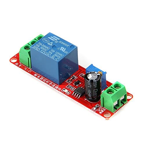 LIYUDL 12V NE555 Oscillator Delay Adjustable Timer Relay Switch Module 0-10 Second