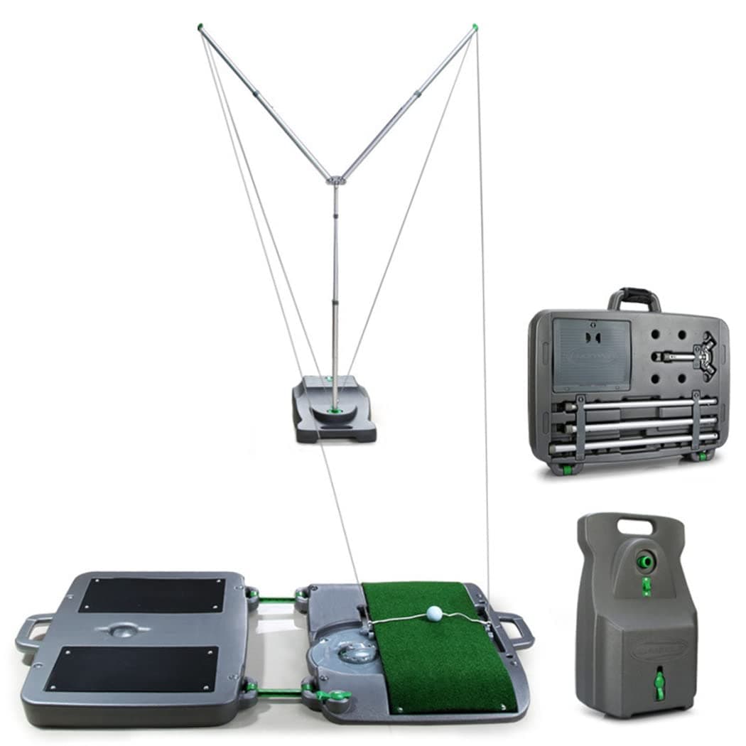 WLDOCAPGM Golf Swing Trainer for Beginner Practice, Automatic Ball Return Coach Recommended Teaching Training