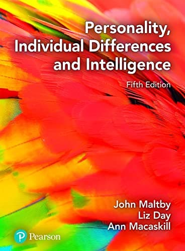 Personality, Individual Differences and Intelligen