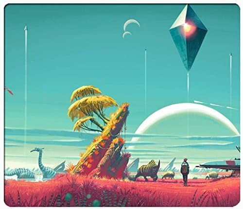 no mans sky Customized Unique Rectangle Non Slip Rubber Mousepad Gaming Mouse Pad by SharpScrew