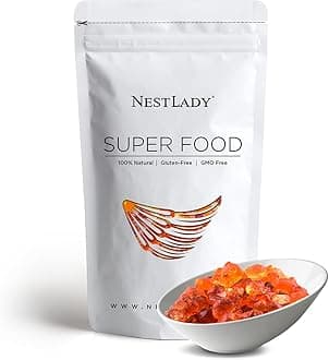 Nestlady Natural Wild Peach Gum Edible Blossom Tears Tao Jiao Resin Food Additives Free 454G / 16Oz…