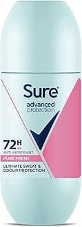 Sure Advanced Protection Pure Fresh Anti-perspirant Roll On 72h protection deodorant for 2x more powerful protection* 100 ml