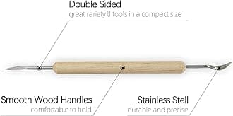 (32PCS) - Pottery Sculpting Tools 32PCS Ceramic Clay Carving Tools Set for Beginners Expert Art Crafts Kid's After School Pottery Classes Club Children Students