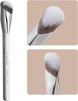 Albeaut Concealer Brush, Angled Under Eye Makeup Small Foundation Precision Face Blending Brush (193 concealer brush)