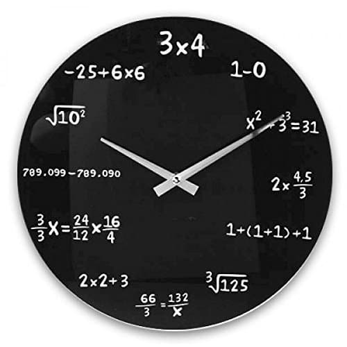 Mundo Digital Maths wall clock