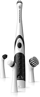 SONICSCRUBBER SonicScrubbers Sonic Scrubber Oscillating Cleaning Tool for the Kitchen and Bathroom, Grout, White