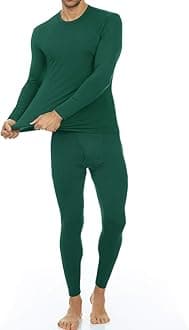 ThermajohnLong Johns Thermal Underwear for Men Fleece Lined Base Layer Set for Cold Weather