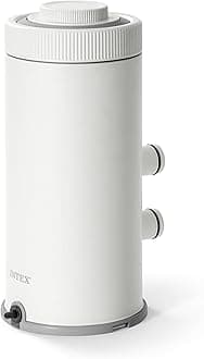 INTEX C530 Cartridge Filter Pump for Above Ground Pools: 530 GPH Pump Flow Rate - Auto Timer - HydroAeration Technology - Includes Type A Filter Cartridge - Turnover Rate/System Flow 475 GPH