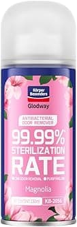 Glodway Whole Car Air Refresher,Odor Eliminator Remover Spray For Car,Magnolia Strong Freshener With Odour Eliminator Technology,Long-Lasting Scent,6 Ounce(Pack of 1)