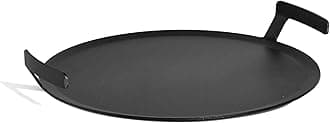 Cookware - Seasoned 17" Round Carbon Steel Griddle - (Like Cast Iron, but Better) - Professional Cookware - Crafted in Sweden - Induction Compatible