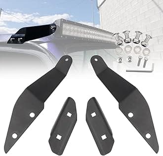 50 Inch Led Light Bar Mount 50'' Curved Light Upper Roof Windscreen Mounting Bracket Compatible with Nissan Patrol y61 & Toyota Land Cruiser 80 Series
