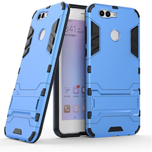 Huawei nova 2 Plus Case,Gift_Source Shockproof Dual Layer Full-Body Protection Case Hybrid Soft TPU and Hard PC Rugged Dirtproof Cover with Kickstand for Huawei nova 2 Plus (5.5") [Blue]