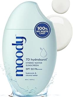 Hydro Burst Water Sunscreen With Hyaluronic & SPF 50 PA +++ UVA/B Protection | Sunscreen spf 50 | moisturizer For Face | sunscreen For Oily Skin | Sweat Resistant Sunscreen For Men & Women 50ml