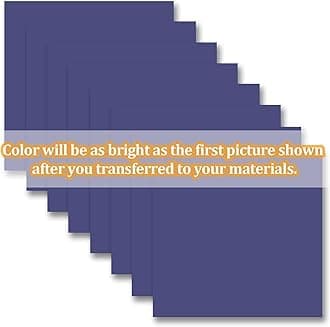 KASYU Sublimation Transfer Ink Sheets for Cricut Mug Press, 8PCS Transfer Paper for Sublimation, 12x11.8Inch Solid Blue Pre-Printed Sublimation Paper