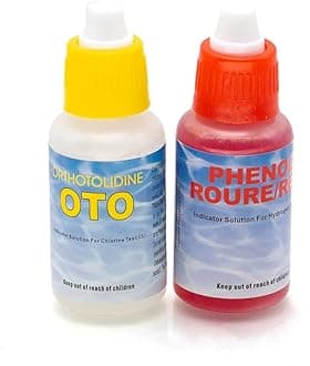 WWD POOL Swimming Pool Spa Water Chemical Test Kit for Chlorine and Ph Test (Refill Only)
