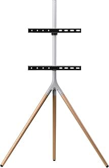 One For All Universal Tripod TV Stand – Screen Size 32-65”- LCD/LED/Plasma/OLED/QLED TVs – 360° Swivel and Height Adjustable – Max Weight 30kg – VESA 400x400 – Elegant Design - WM7472