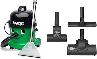 Henry W3791 George Wet and Dry Vacuum, 15 Litre, 1060 Watt, Green, Green/Black & 909257 ProKit - accessories for, James, Harry and Hetty