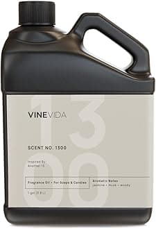 VINEVIDA [128oz] Scent No.1300 Fragrance Oil for Candle & Soap Making - Made in USA Natural Candle Scents