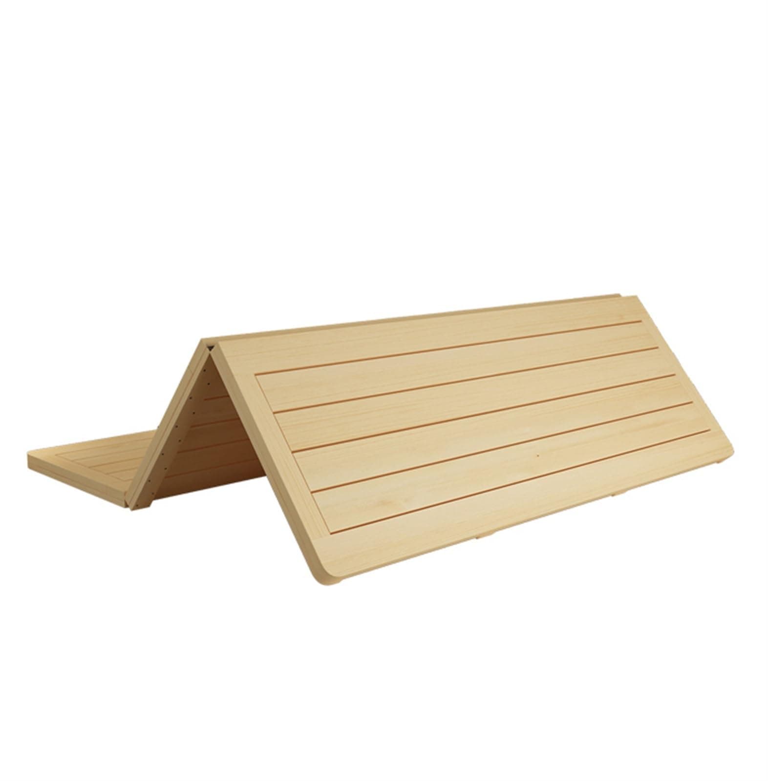 Foldable Bed Support Board, Solid Wood Breathable Ranked Skeleton Simples Wooden Mattress Soft Bed Becomes Hard Waist Protector Bed Board For Sofa(60x190cm)