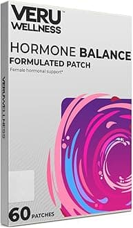 Veru Wellness Hormone Balance Myo Inositol & D-Chiro Inositol Patch - Ovarian, Mensural & Mood Support for Women (60 Patch)