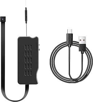 GooSpy Mini WiFi 1080P HD Hidden Spy Camera with App/Motion Detection Surveillance Cameras for Indoor/Home (Black)