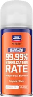 Glodway Whole Car Air Refresher,Odor Eliminator Remover Spray For Car,Tropical Flavor Strong Freshener With Odour Eliminator Technology,Long-Lasting Scent,6 Ounce(Pack of 1)