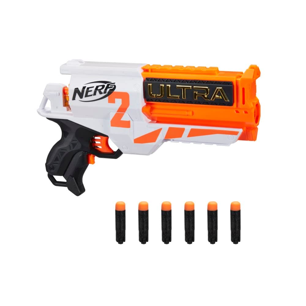 Nerf Ultra Two Motorized Blaster - Fast-Back Reloading - Includes 6 Ultra Darts - Compatible Only Ultra Darts