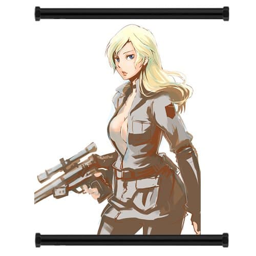 Metal Gear Solid Game Sniper Wolf Fabric Wall Scroll Poster (16"x20") Inches