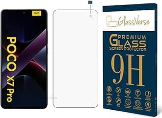 9H Tempered Glass For Poco X7 Pro (PACK OF 1) with Free Installation Kit Full screen Coverage - 6.67 inch