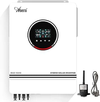 10200W Solar Hybrid Inverter 48V DC to 220V-240V AC,Off On Grid Inverter Battery-free 2PV Input/2AC Output Built-in 160A 2MPPT Solar Charge Controller Max PV Input 500V