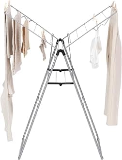 Brabantia Hangon Drying Rack, metres Metallic Grey, 15 Meters