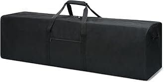 52 Inch Large Duffle Bag for Travel Camping Sport Equipment Storage Bag with 2-way Lockable Zippers