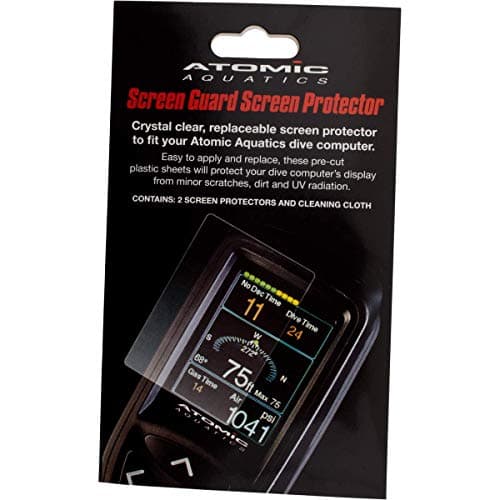 Atomic Aquatics Cobalt Dive Computer Screen Guards (2 Pack)