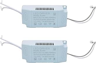 8-24W LED Driver 300mA Constant Current High Power AC 100-265V Output 24-36V DC Connector External Power Supply LED Ceiling Lamp Rectifier Transformer, Large electric panel