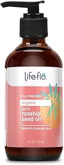 Life-flo Pure Rosehip Oil Organic, Pink, 4 Fluid Ounce